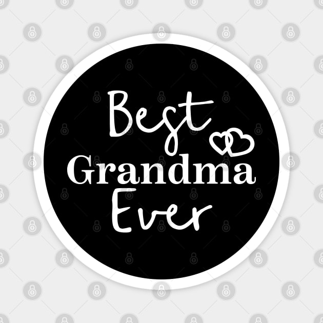 best grandma ever Magnet by Design stars 5